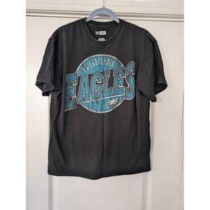 Philadelphia Eagles NFL Team Apparel Black T Shirt Men's Large fanatic